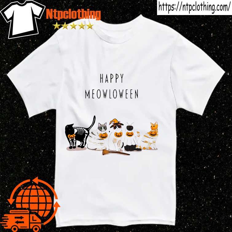 2022 happy meowloween cats Shirt