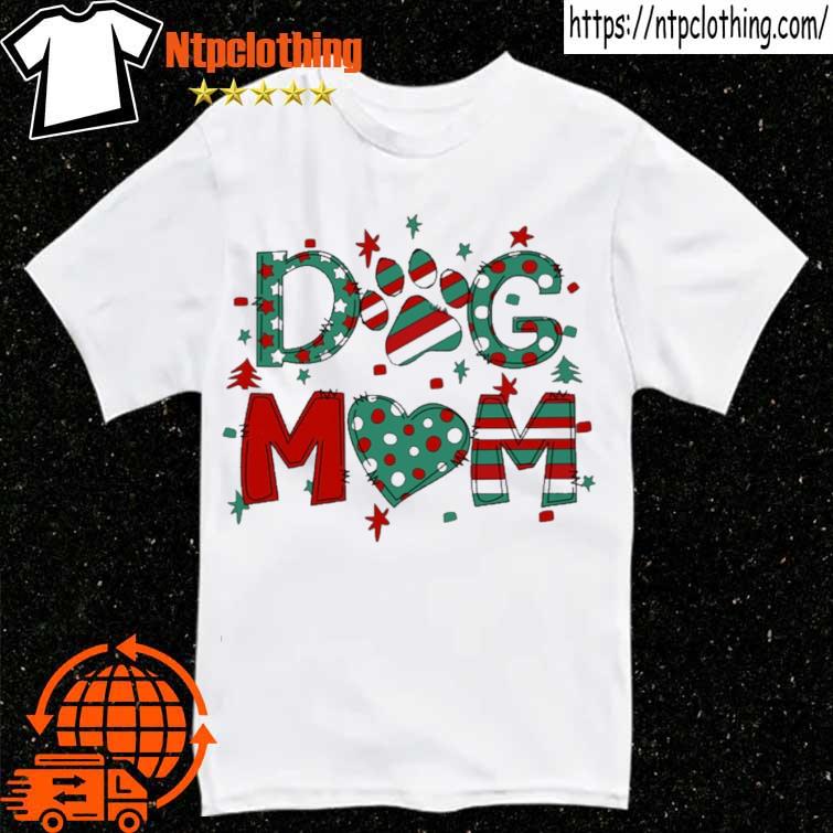 Dog mom christmas youth shirt
