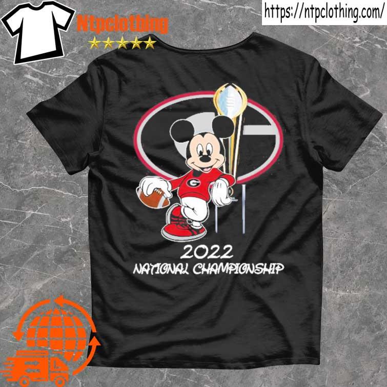 Georgia Bulldogs National Championship 2023 Mickey Mouse Cup Shirt