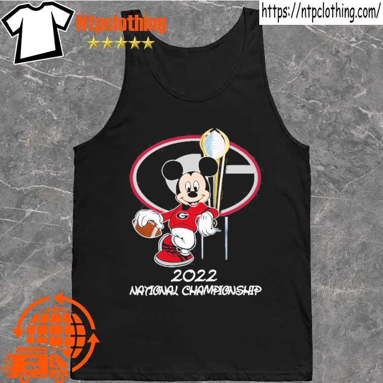 Mickey Mouse Georgia Bulldogs 2022 Cfp National Champions Shirt