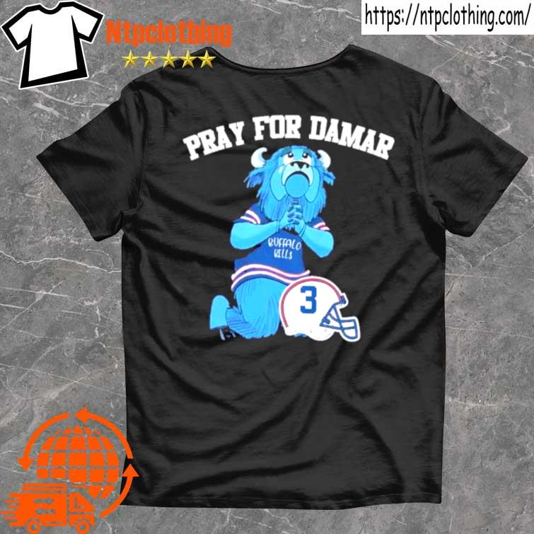 Damar hamlin heart 3 pray for damar hamlin T-shirt, hoodie, sweater, long  sleeve and tank top