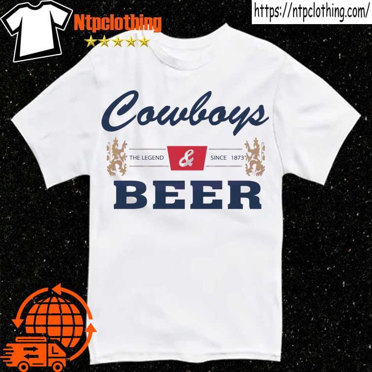 Cowboys And Beer Vintage Vibe Shirt