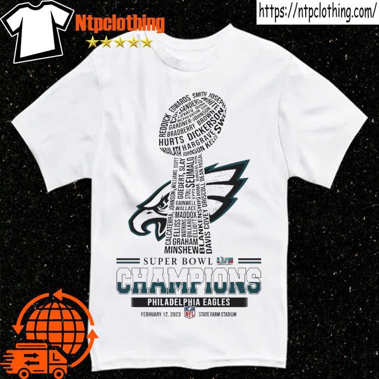 Philadelphia Eagles 2023 super bowl LVII champions with symbol shirt,  hoodie, sweater, long sleeve and tank top