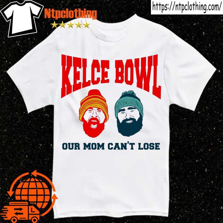 The Kelce Bowl Our Mom Can?t Lose Face Cartoon Jason Kelce And