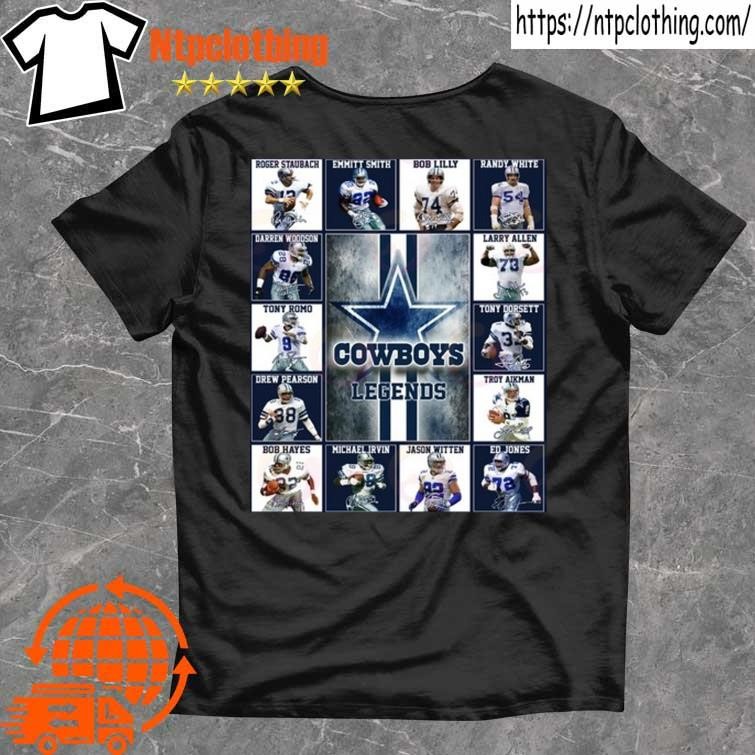 Official dallas Cowboys Legends Hot T-Shirt, hoodie, sweater, long sleeve  and tank top