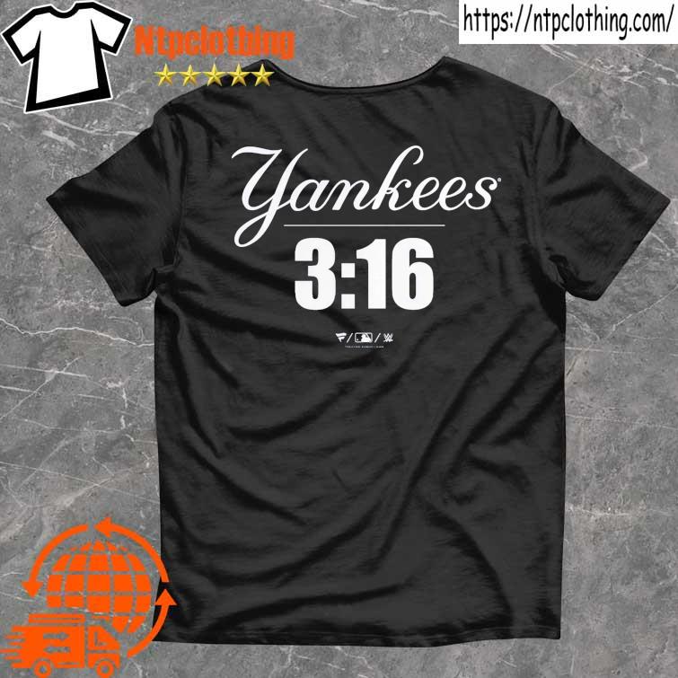 Stone Cold Steve Austin New York Yankees Fanatics Branded 3:16 T-shirt