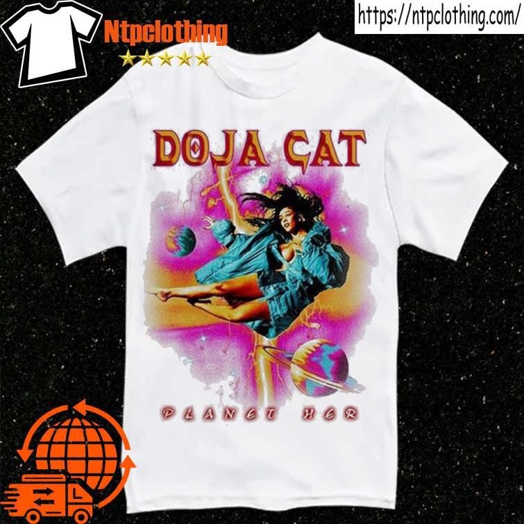Doja Cat Planet Her Boyfriend Fit Girls Shirt
