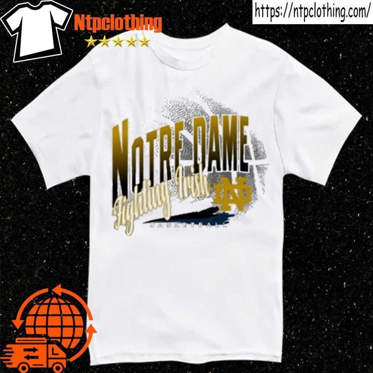 Mitchell and ness university of notre dame madness victory road shirt