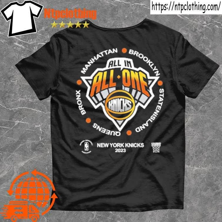 New york knicks all in all one NBA playoff mantra 2023 shirt New york knicks all in all one NBA playoff mantra 2023 shirt