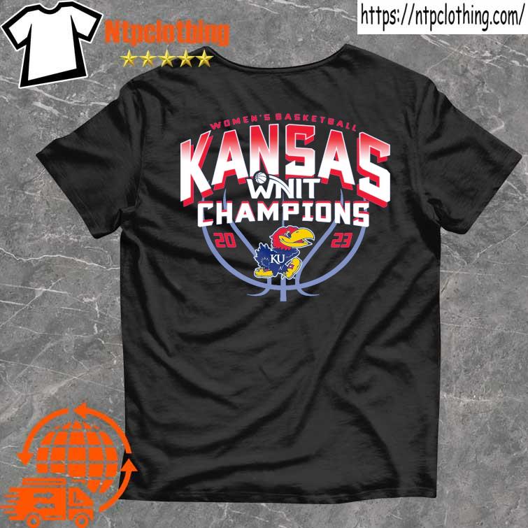 Kansas Jayhawks Blue 84 2023 NCAA Women's Basketball NIT Champions T-Shirt