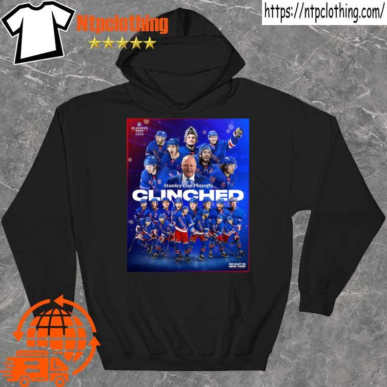 New York Rangers 2023 Stanley Cup Playoffs Clinched Shirt hoddie