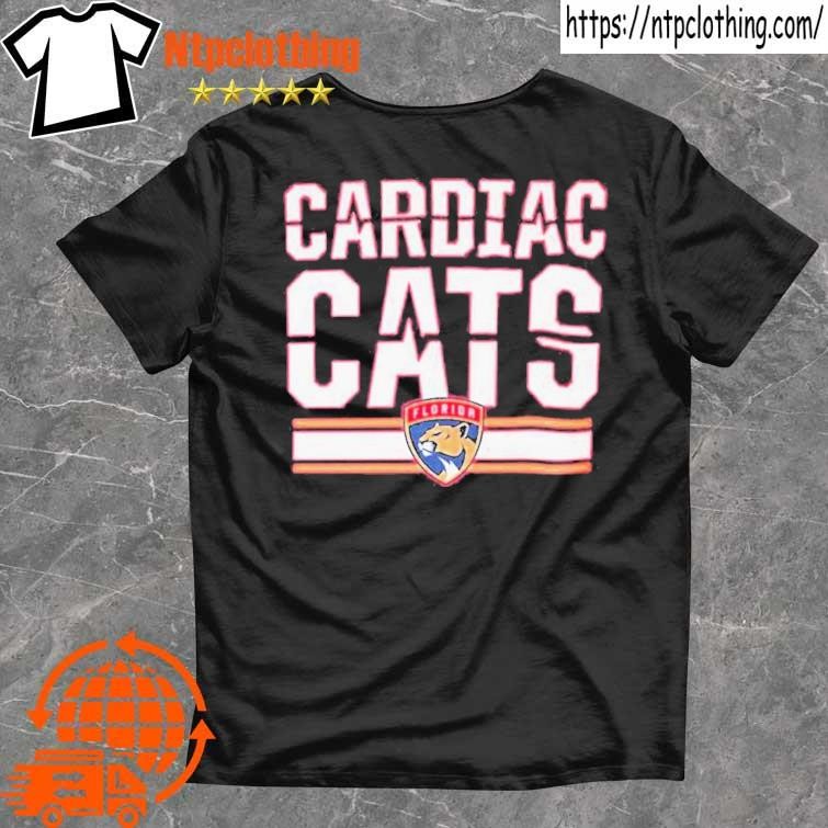 Official Florida panthers cardiac cats tee shirt