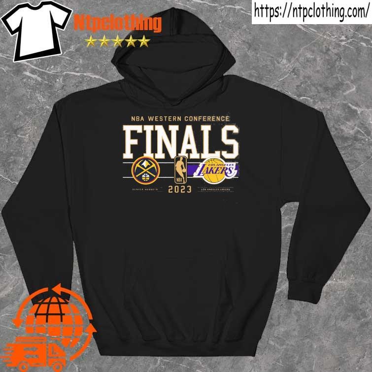 Official Los Angeles Lakers vs. Denver Nuggets 2023 NBA Western Conference Finals Shirt hoddie.jpg