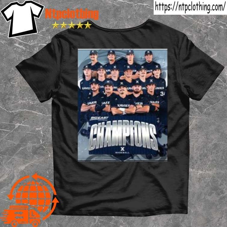 Official Xavier 2023 Big East Conference Baseball Champions shirt