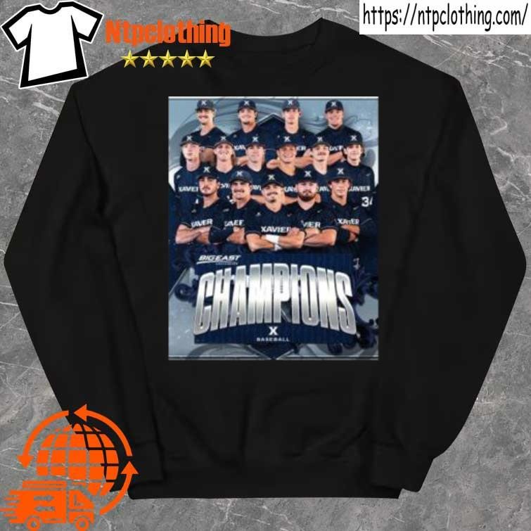 Official Xavier 2023 Big East Conference Baseball Champions shirt sweater.jpg