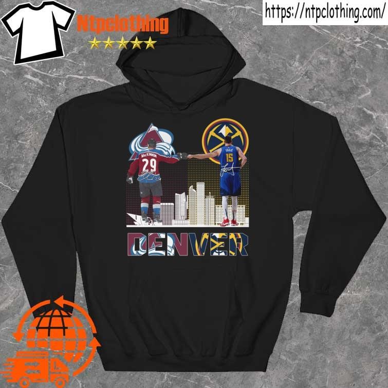 Official macKinnon vs Jokic Denver Skyline signatures shirt hoddie.jpg