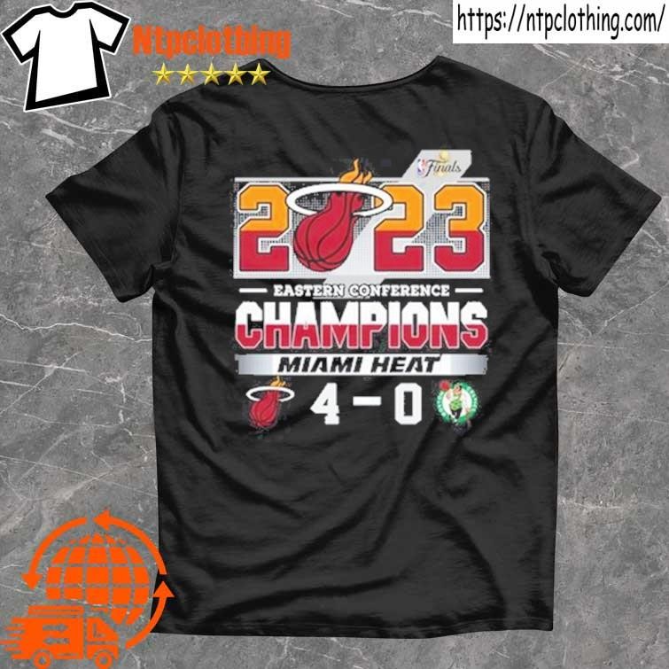 Official miami Heat 2023 Eastern Conference Champions 4-0 Boston ...