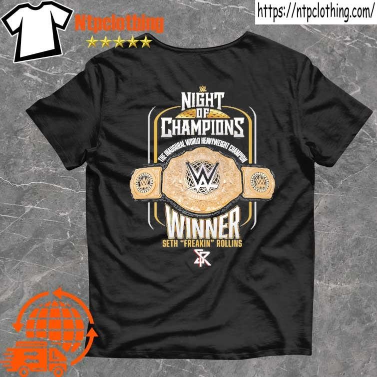 Official seth freakin rollins inaugural world heavyweight champion shirt