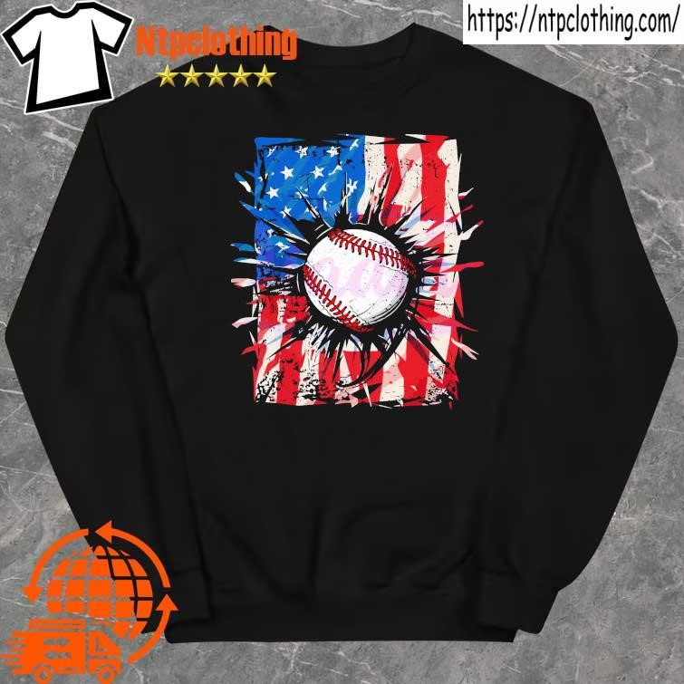 Original 4th Of July USA Flag Baseball Lover Shirt sweater.jpg