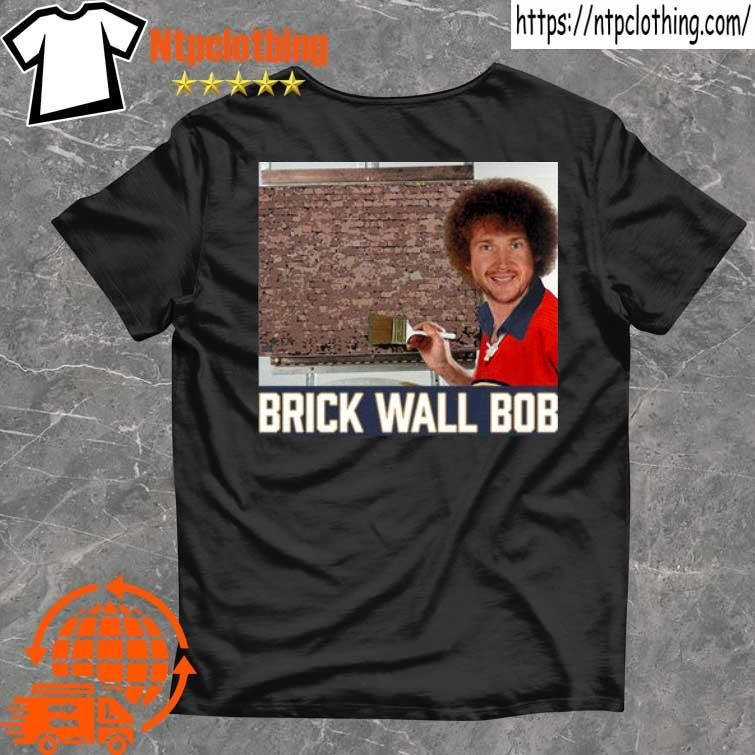 Official Barstool Sports Spittin’ Chiclets Brick Wall B Painting shirt