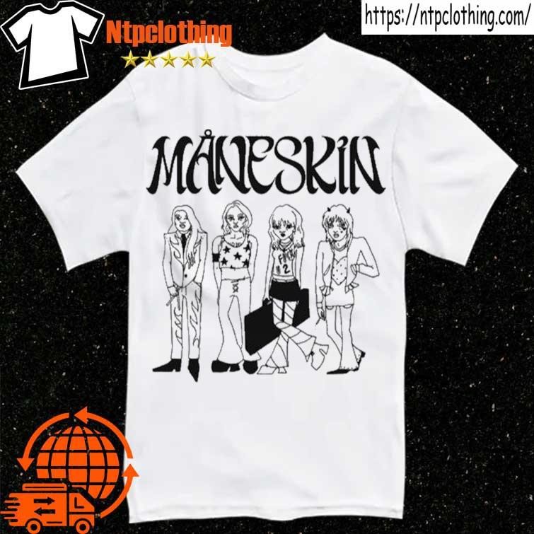 Official Chibi Maneskin Band Shirt