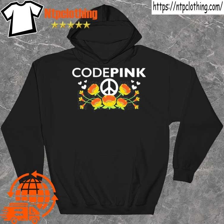 Official Codepink Floral shirt hoddie.jpg