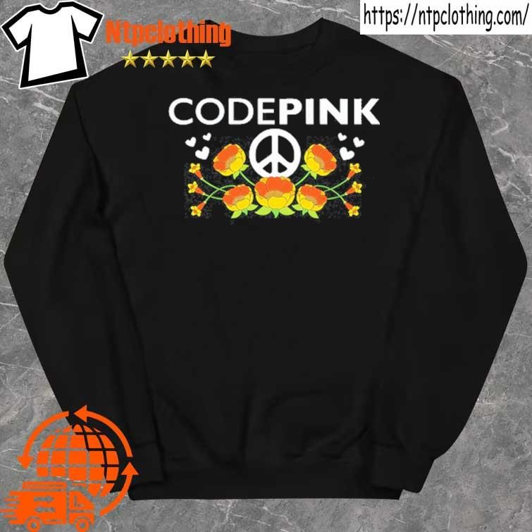 Official Codepink Floral shirt sweater.jpg