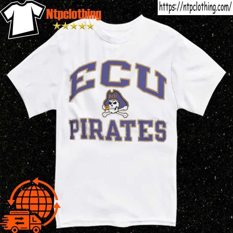 Women's White ECU Pirates It's A Win Vintage Vibe Long Sleeve T-Shirt