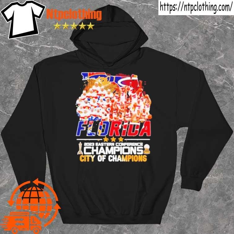 Official Flodira Panthers Miami Heat 2023 Eastern Conference Champions Shirt hoddie.jpg