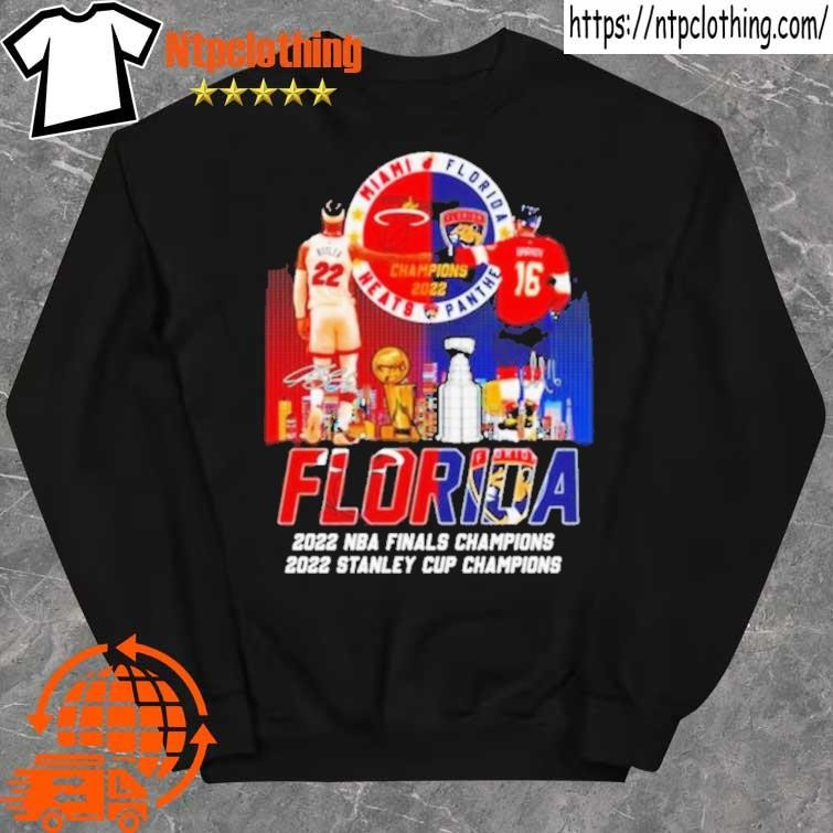 Official Florida City of champions Miami heat and Florida Panthers signtures Shirt sweater.jpg Official Florida City of champions Miami heat and Florida Panthers signtures Shirt sweater.jpg