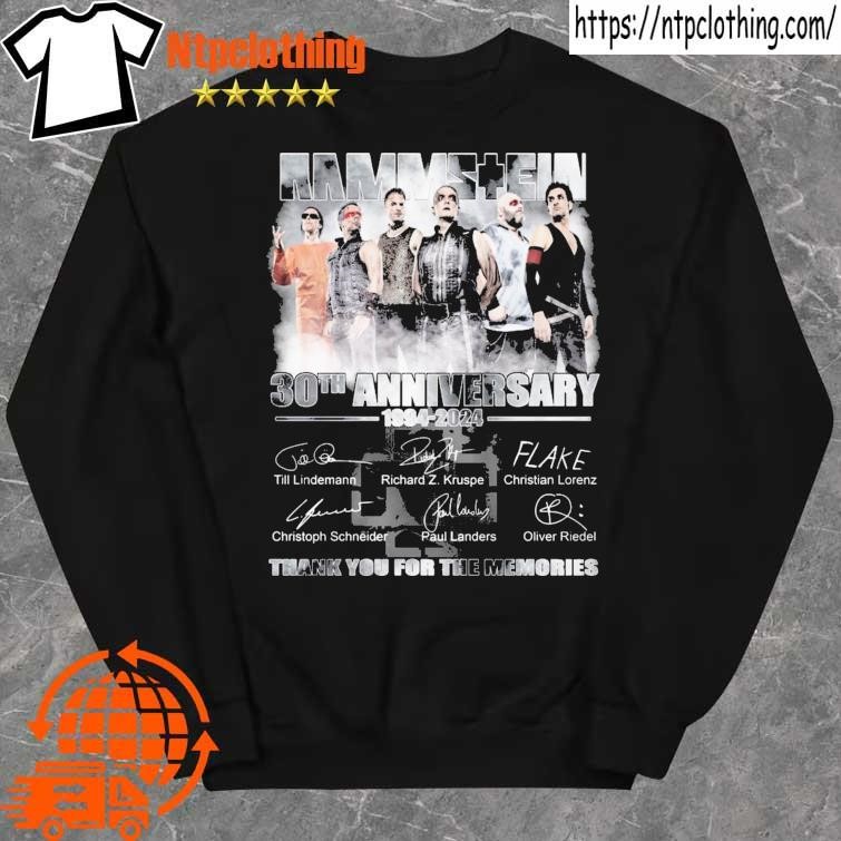 Official Rammstein 30th anniversary 1994-2024 thank you for the memories signatures shirt sweater.jpg