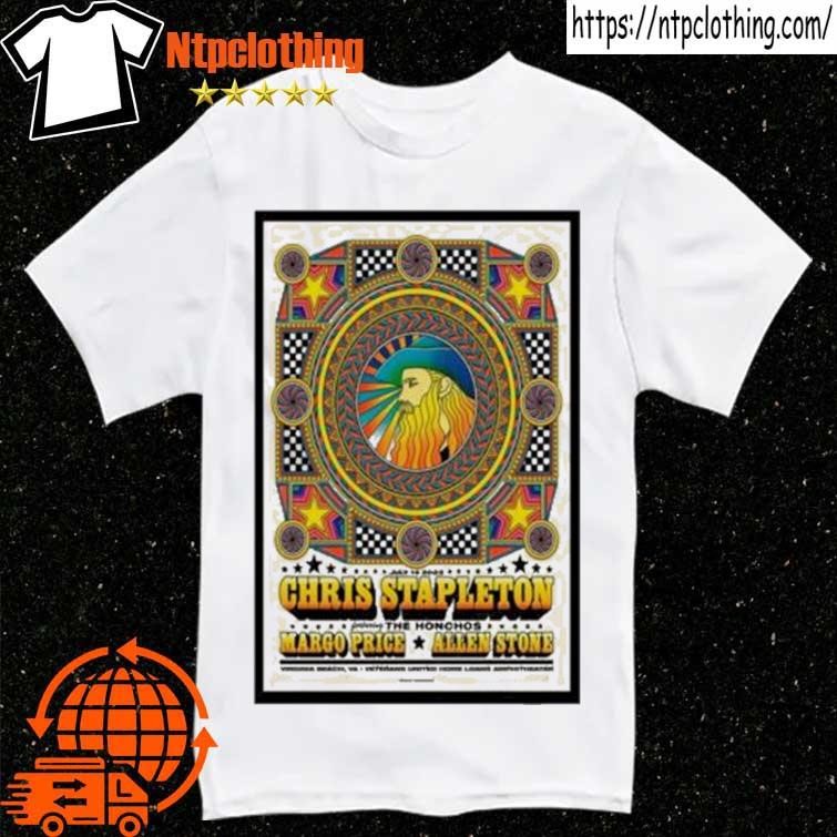 Official chris Stapleton Virginia Beach Va July 14Th 2023 Poster Shirt