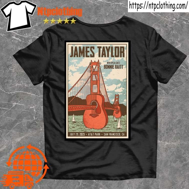 Official james Taylor 7.29.2023 AT&T Park San Francisco, CA Poster Shirt
