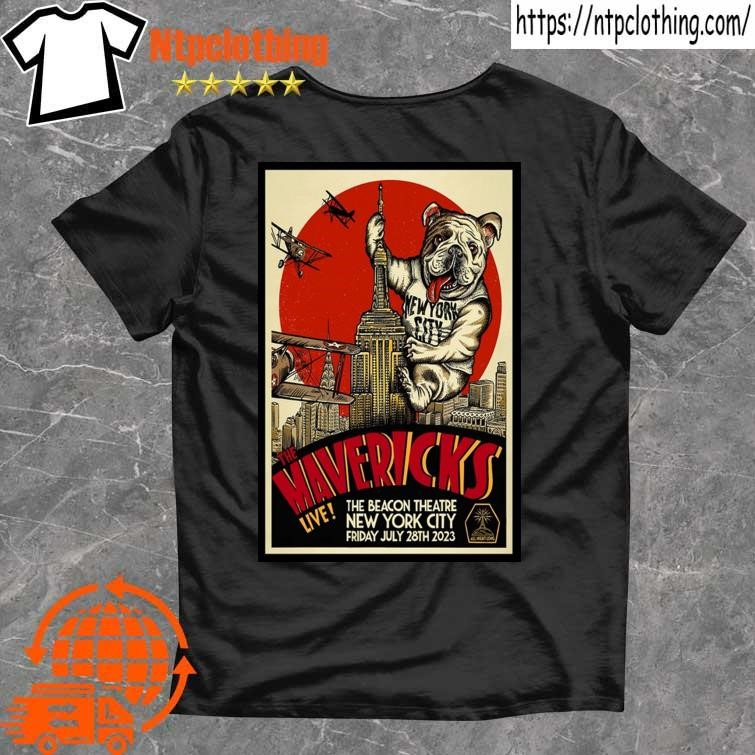 Official july 28 2023 The Mavericks New York Ny Event Tour Poster Shirt