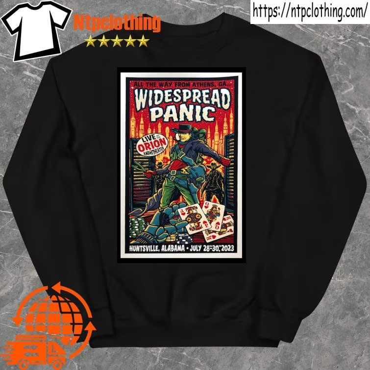Official july 28 30 2023 Widespread Panic Event Huntsville, AL Poster Shirt sweater.jpg