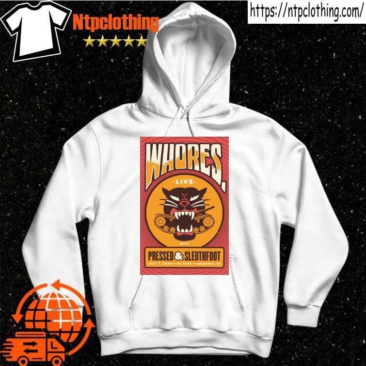 Official whores Band Memphis, TN 2023 Poster shirt hoddie.jpg