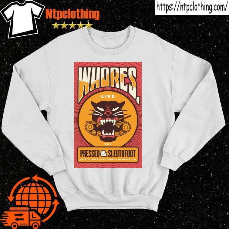 Official whores Band Memphis, TN 2023 Poster shirt sweater.jpg