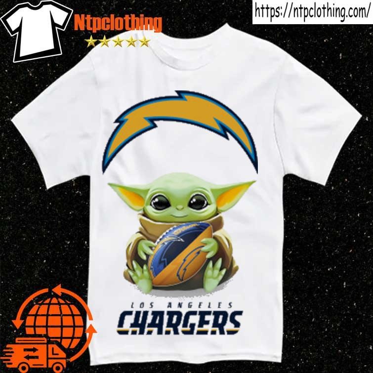 Baby Yoda Hug San Angeles Chargers Tailgate Football Shirt, hoodie,  longsleeve, sweater