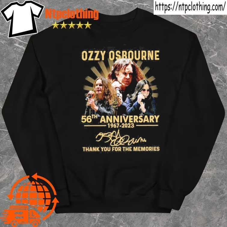Ozzy Osbourne 56th Anniversary 1967-2023 thank You for the memories signature shirt sweater.jpg