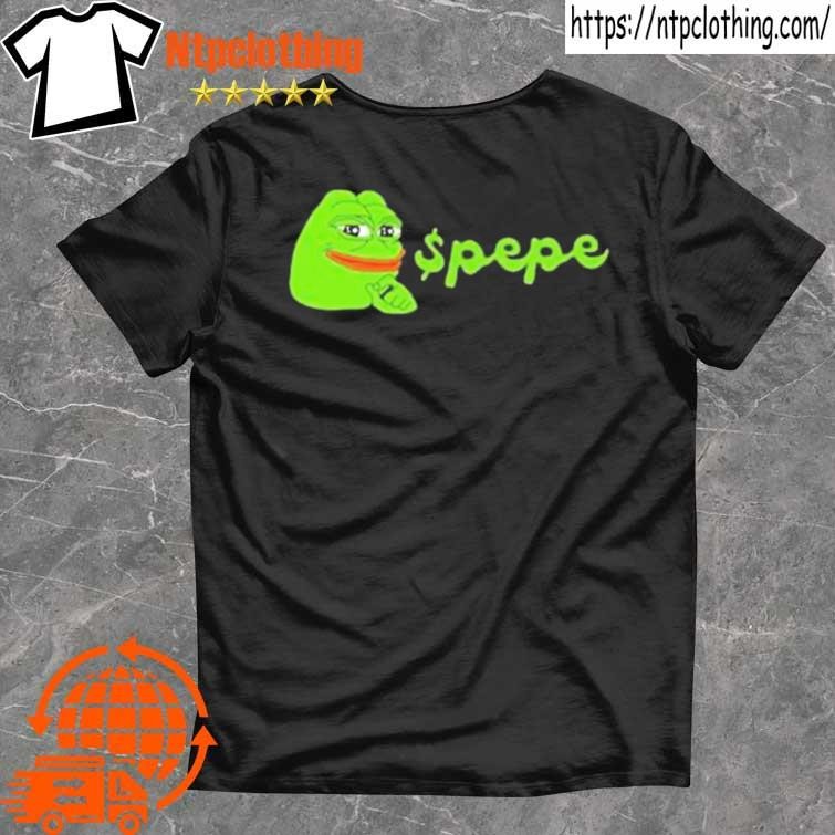 Pepe The Frog Smile Thinking About Money Shirt