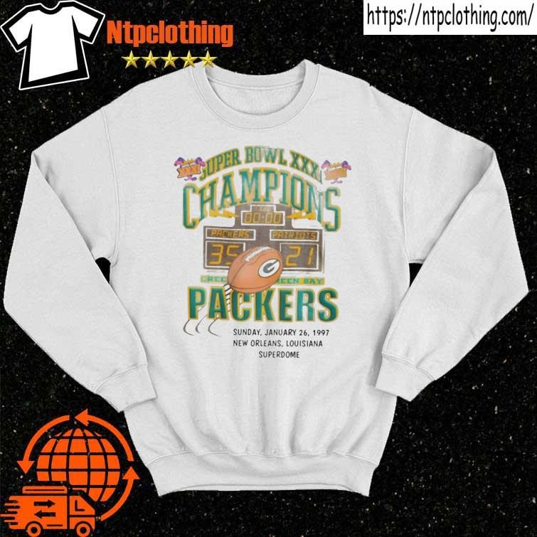 Vintage Green Bay Packers Sweatshirt Super Bowl Champions 