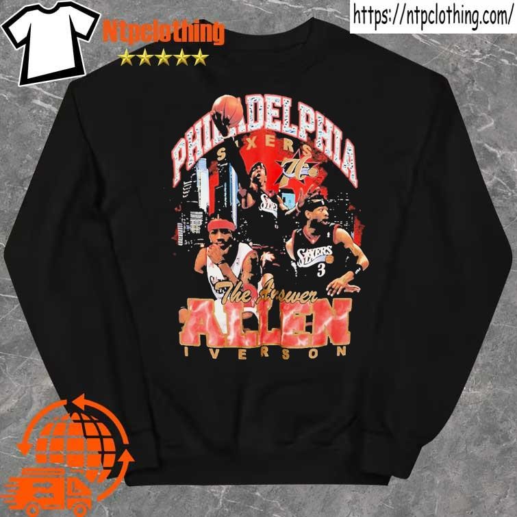 Nice allen Iverson Black Philadelphia 76ers Hardwood Classics Bling Concert  Player shirt, hoodie, sweater, long sleeve and tank top