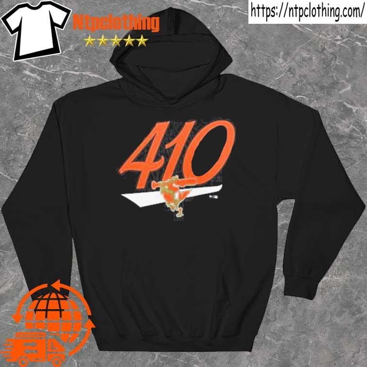 Product baltimore orioles the 410 2023 shirt, hoodie, sweater, long sleeve  and tank top