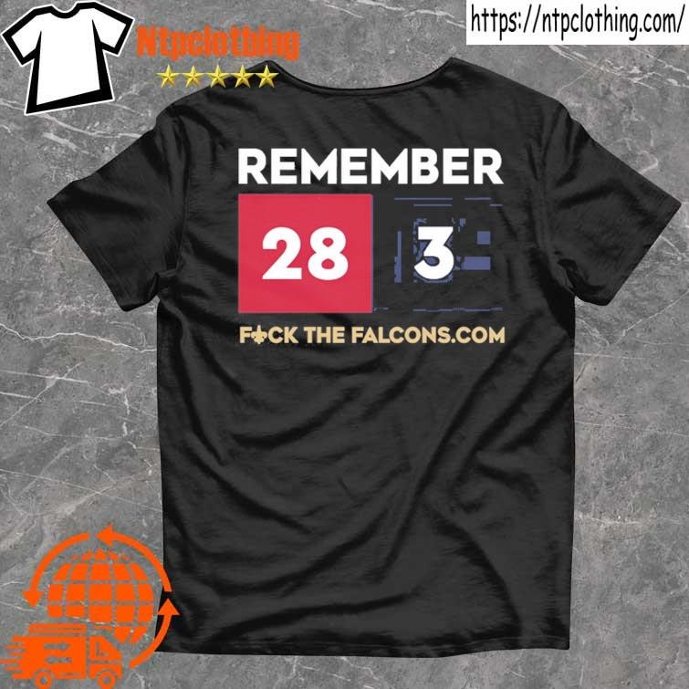 Benjamin Harrison Remember 28 3 Fuck The Falcons.Com T-Shirt