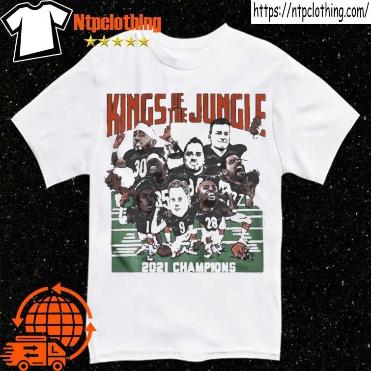 Cincinnati Bengals Kings Of The Jungle Caricatures Shirt, hoodie, sweater,  long sleeve and tank top