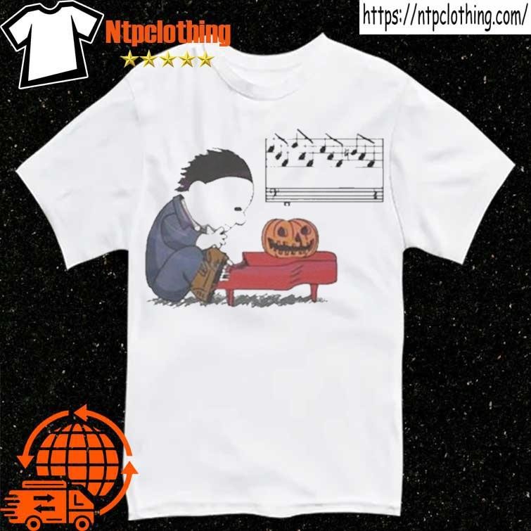 Official Jason Voorhees Pumpkin Piano Halloween Shirt