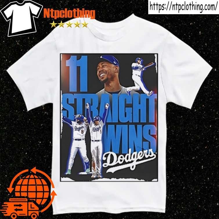 LA Dodgers 11 Straight Wins 2023 Shirt, hoodie, sweater, long