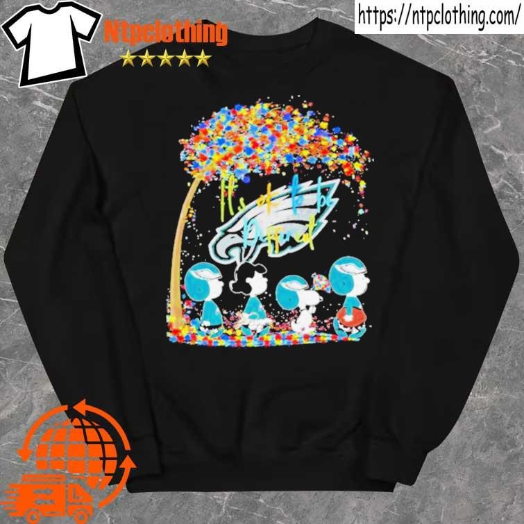 Philadelphia Eagles Autism NFL Peanut Characters It's Ok To Be Different  Shirt, hoodie, longsleeve, sweatshirt, v-neck tee