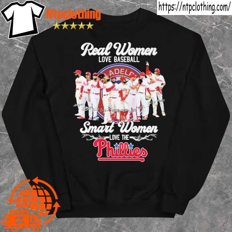 Real Women Love Baseball Smart Women Love The Philadelphia Phillies 2023  Postseason Signatures Shirt, hoodie, sweater, long sleeve and tank top