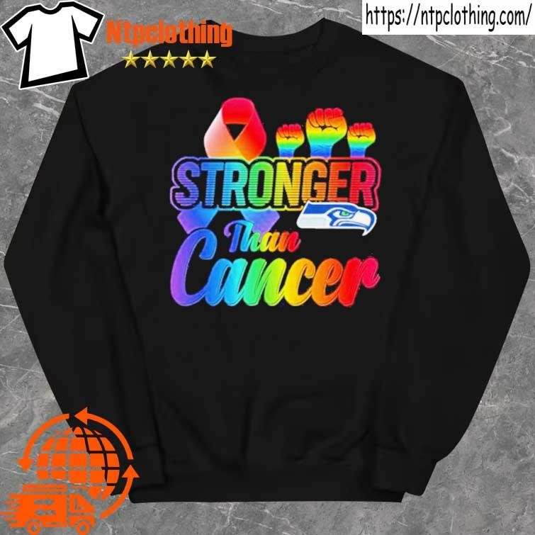 Seattle Seahawks Stronger Than Cancer Shirt, hoodie, sweater, long